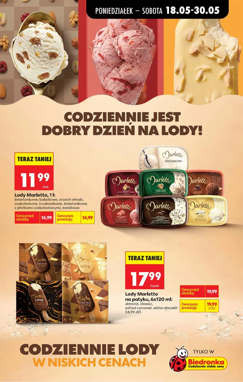 Gazetka promocyjna Biedronka - Od Poniedziałku - ważna 18.05 do 23.05.2026 - strona 25 - produkty: Lody, Tera