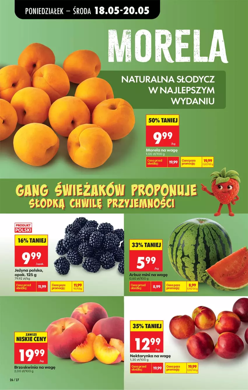 Gazetka promocyjna Biedronka - Od Poniedziałku - ważna 18.05 do 23.05.2026 - strona 28 - produkty: Morela