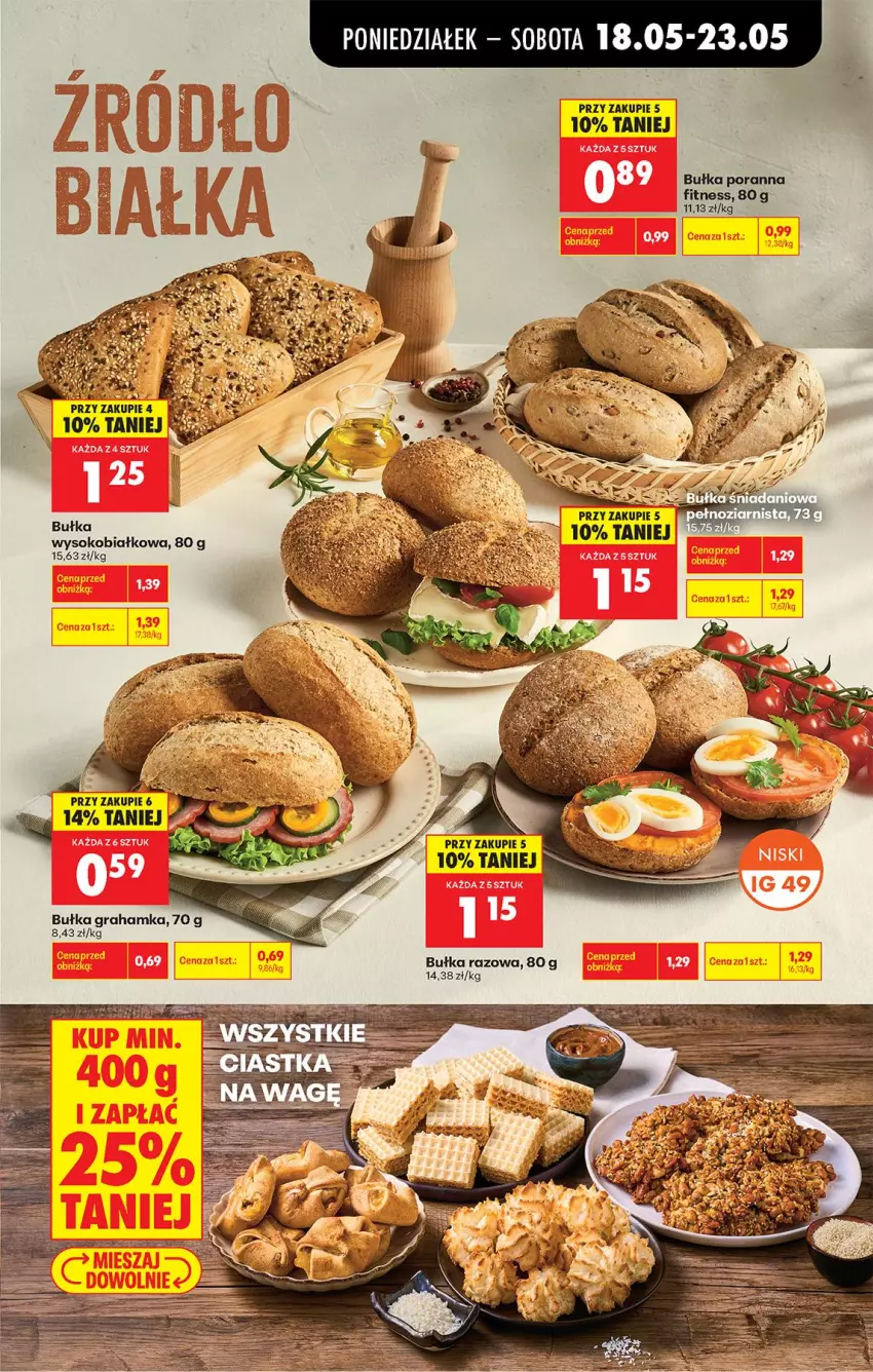 Gazetka promocyjna Biedronka - Od Poniedziałku - ważna 18.05 do 23.05.2026 - strona 37 - produkty: Bułka, Gra, Por, Sok