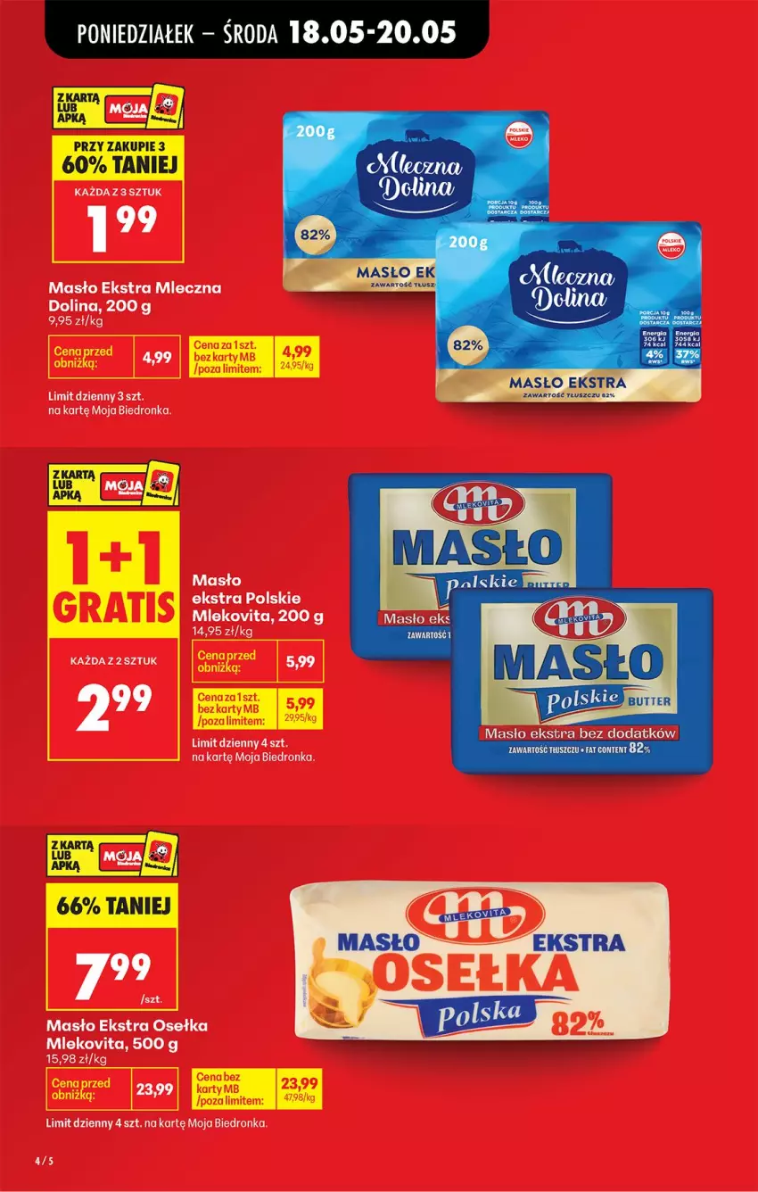 Gazetka promocyjna Biedronka - Od Poniedziałku - ważna 18.05 do 23.05.2026 - strona 6 - produkty: Gra, Masło, Mleko, Mlekovita