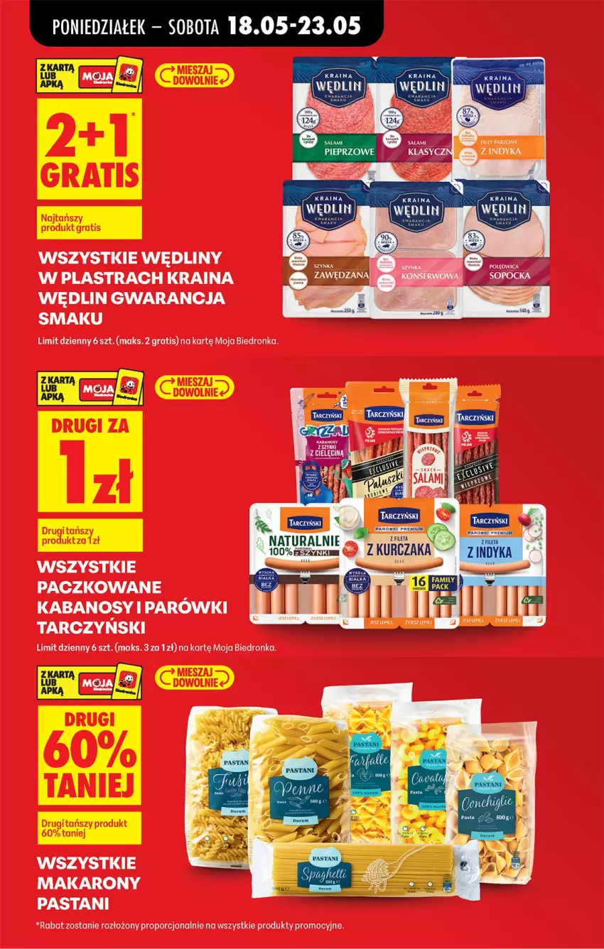 Gazetka promocyjna Biedronka - Od Poniedziałku - ważna 18.05 do 23.05.2026 - strona 9 - produkty: Fa, Gra, Makaron, Por, Tarczyński