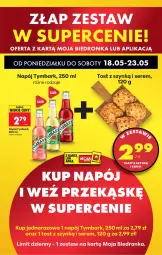 Gazetka promocyjna Biedronka - Od Poniedziałku - Gazetka - ważna od 23.05 do 23.05.2026 - strona 3 - produkty: Ser, Tymbark, Napój