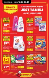 Gazetka promocyjna Biedronka - Od Poniedziałku - Gazetka - ważna od 23.05 do 23.05.2026 - strona 5 - produkty: Lovela, Proszek do prania, Odplamiacz, Vizir, Vanish, Ariel, Kapsułki do prania, LG, Fa