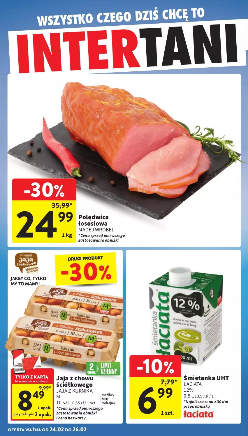 Gazetka promocyjna Intermarche - Gazetka promocyjna - ważna 20.02 do 26.02.2025 - strona 34 - produkty: Jaja, Madej Wróbel, Polędwica, Sos