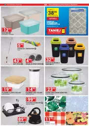 Gazetka promocyjna Merkury Market - Bielsko-Biała, Cieszyn, Jarosław, Kielce, Krosno, Ładna, Mielec, Nowy Sącz, Rybnik, Szaflary, Zamość - Gazetka - ważna od 30.09 do 30.09.2021 - strona 17 - produkty: Mop, Dywanik, Kosz, Pojemnik, Suszarka do naczyń, Tera, Suszarka, Dywan