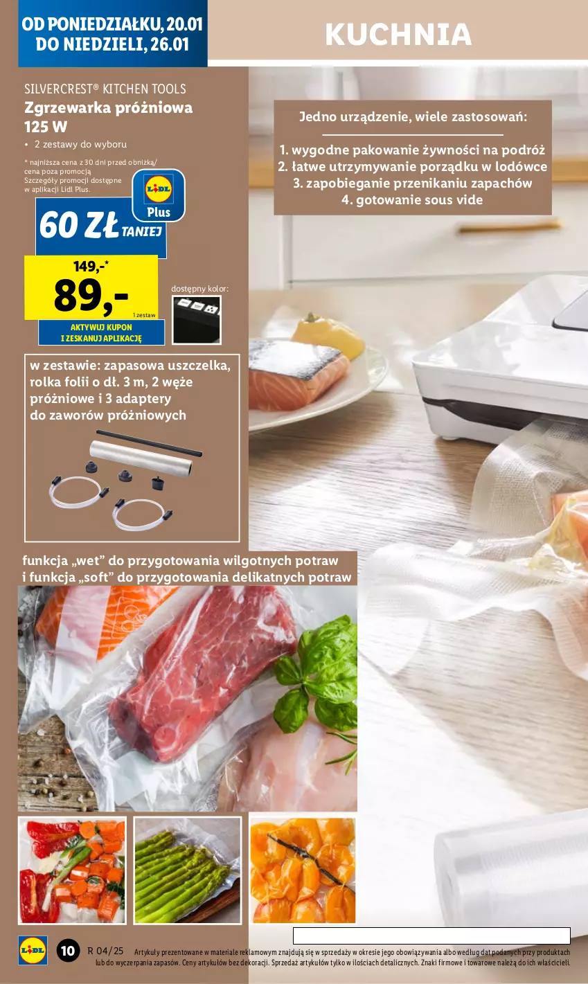 Gazetka promocyjna Lidl - GAZETKA - ważna 20.01 do 26.01.2025 - strona 10 - produkty: Bieganie, Kuchnia, LG, Por, Silvercrest, Warka