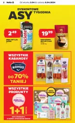 Gazetka promocyjna Netto - Od Wtorku - Gazetka - ważna od 06.04 do 06.04.2024 - strona 2 - produkty: Gra, Kawa mielona, Kawa, Kabanos, Mleko