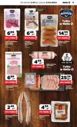 Gazetka promocyjna Netto - Od Wtorku - Gazetka - ważna od 06.04 do 06.04.2024 - strona 9 - produkty: Polędwica, Sos, Sok, Ser, Salami, Sokołów, Pasztet, Stół, Szynka konserwowa, Szynka, Kiełbasa