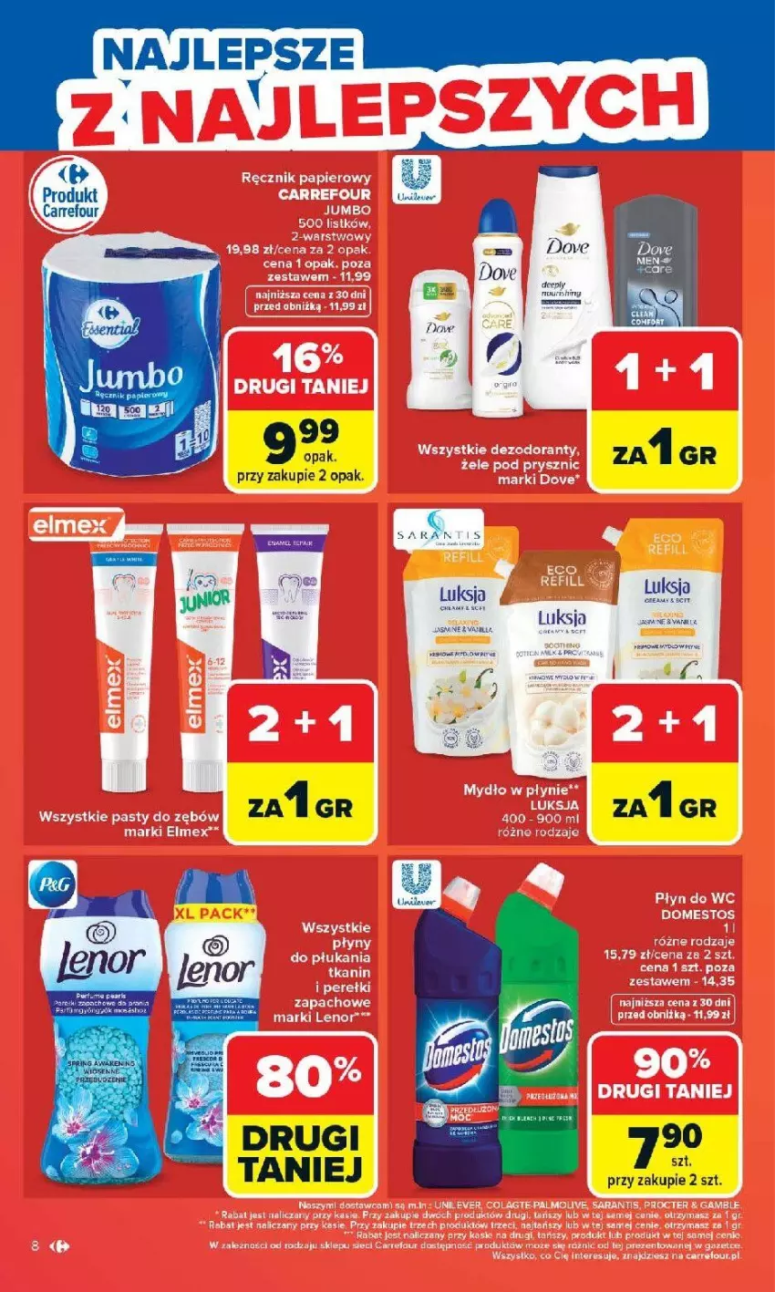 Gazetka promocyjna Carrefour - Gazetka Carrefour, Market od poniedziałku! - ważna 20.04 do 26.04.2026 - strona 10 - produkty: Dove, Fa, Papier