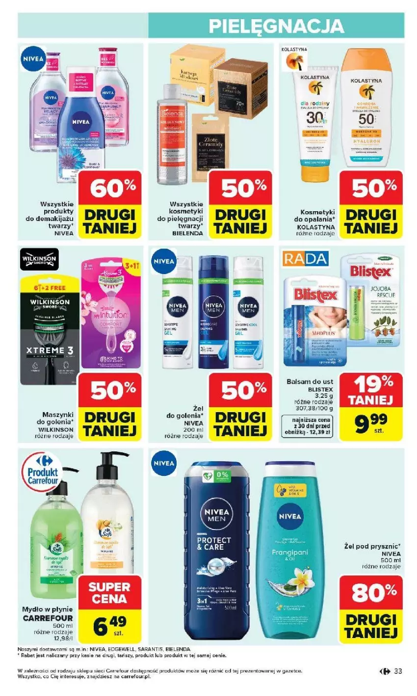 Gazetka promocyjna Carrefour - Gazetka Carrefour, Market od poniedziałku! - ważna 20.04 do 26.04.2026 - strona 35 - produkty: Fa, Mydło, Mydło w płynie, Nivea, Tera