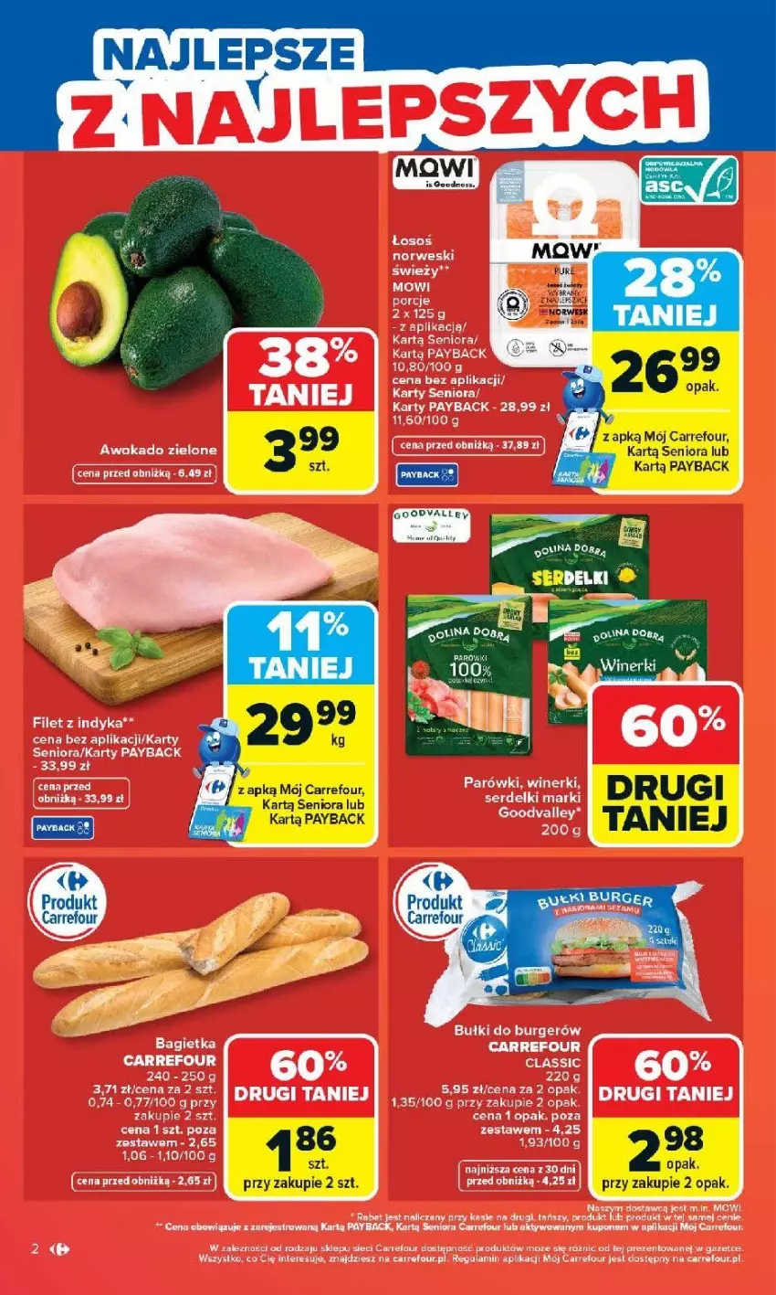 Gazetka promocyjna Carrefour - Gazetka Carrefour, Market od poniedziałku! - ważna 20.04 do 26.04.2026 - strona 4 - produkty: Fa, Feta, Por, Ser, Serdelki
