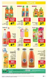 Gazetka promocyjna Carrefour - Gazetka Carrefour, Market od poniedziałku! - Gazetka - ważna od 26.04 do 26.04.2026 - strona 39 - produkty: Sok, Por, Mus, Ananas, Oranżada, Hellena, Owoce, Kubuś, Woda, Mango, Napój, Melon, Hortex, Fa
