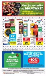 Gazetka promocyjna Carrefour - Gazetka Carrefour, Market od poniedziałku! - Gazetka - ważna od 26.04 do 26.04.2026 - strona 42 - produkty: Ser, Mop, Coca-Cola, Pringles, Fanta, Sprite, Napój, LG, HP, Fa
