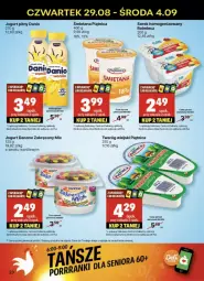 Gazetka promocyjna Delikatesy Centrum - Gazetka - ważna od 04.09 do 04.09.2024 - strona 16 - produkty: Ser, Rum, Por, Danone, Twaróg, Piątnica, Jogurt, Serek homogenizowany, Serek, Danio, Orka, Jogurt pitny, Miecz