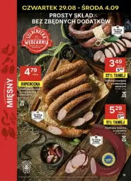 Gazetka promocyjna Delikatesy Centrum - Gazetka - ważna od 04.09 do 04.09.2024 - strona 4 - produkty: Gin, Kiełbasa