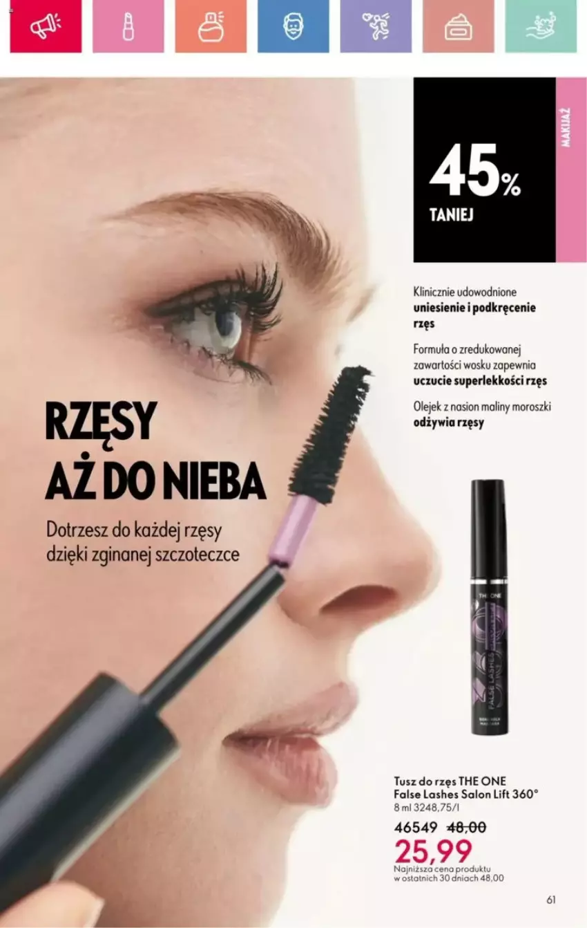 Gazetka promocyjna Oriflame - ważna 23.03 do 12.04.2025 - strona 107 - produkty: Fa, Gin, Maliny, Olej, The ONE, Tusz