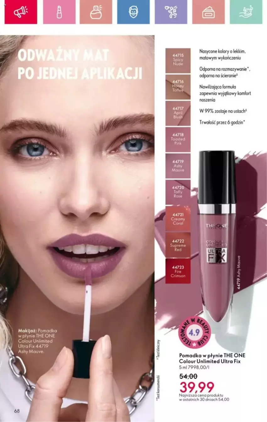 Gazetka promocyjna Oriflame - ważna 23.03 do 12.04.2025 - strona 114 - produkty: Makijaż, Por, The ONE