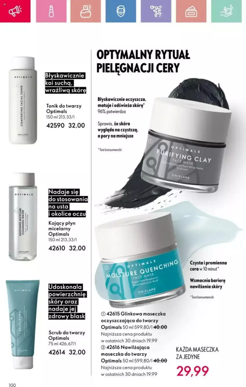 Gazetka promocyjna Oriflame - ważna 23.03 do 12.04.2025 - strona 3 - produkty: Fa, Optima, Optimals, Por, Tonik, Tonik do twarzy