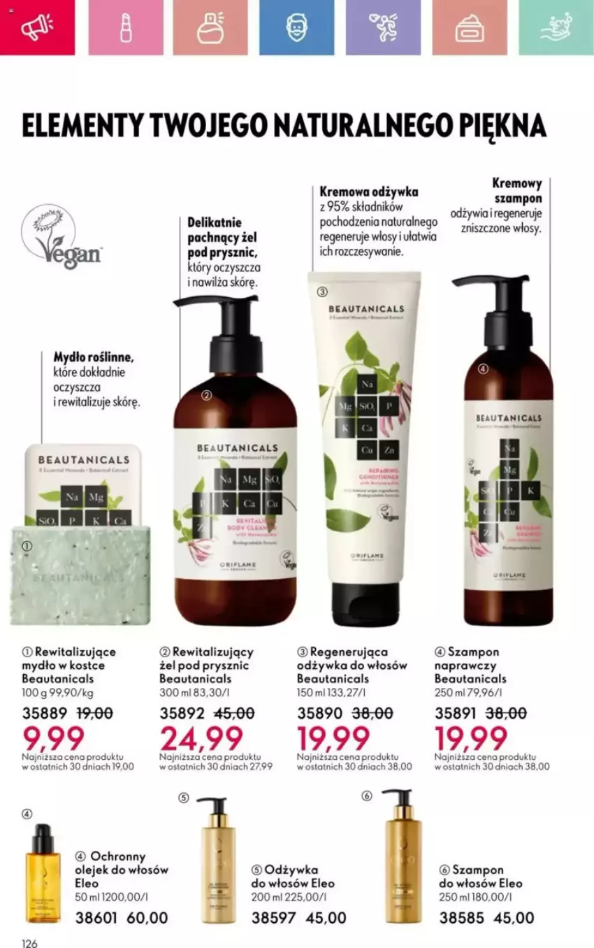 Gazetka promocyjna Oriflame - ważna 23.03 do 12.04.2025 - strona 31 - produkty: Eleo, Mydło, Odżywka, Olej, Szampon