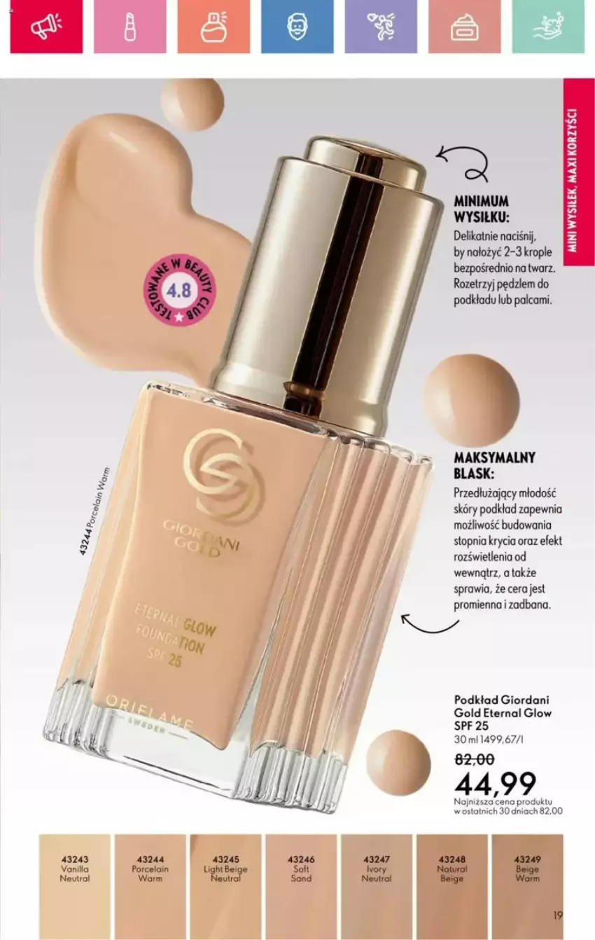 Gazetka promocyjna Oriflame - ważna 23.03 do 12.04.2025 - strona 60 - produkty: Fa, Podkład, Por, Top