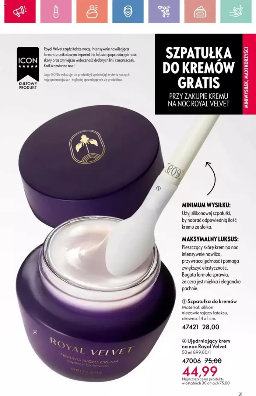 Gazetka promocyjna Oriflame - ważna 23.03 do 12.04.2025 - strona 63 - produkty: Fusion, Krem na noc, Mars, Royal Velvet, Velvet