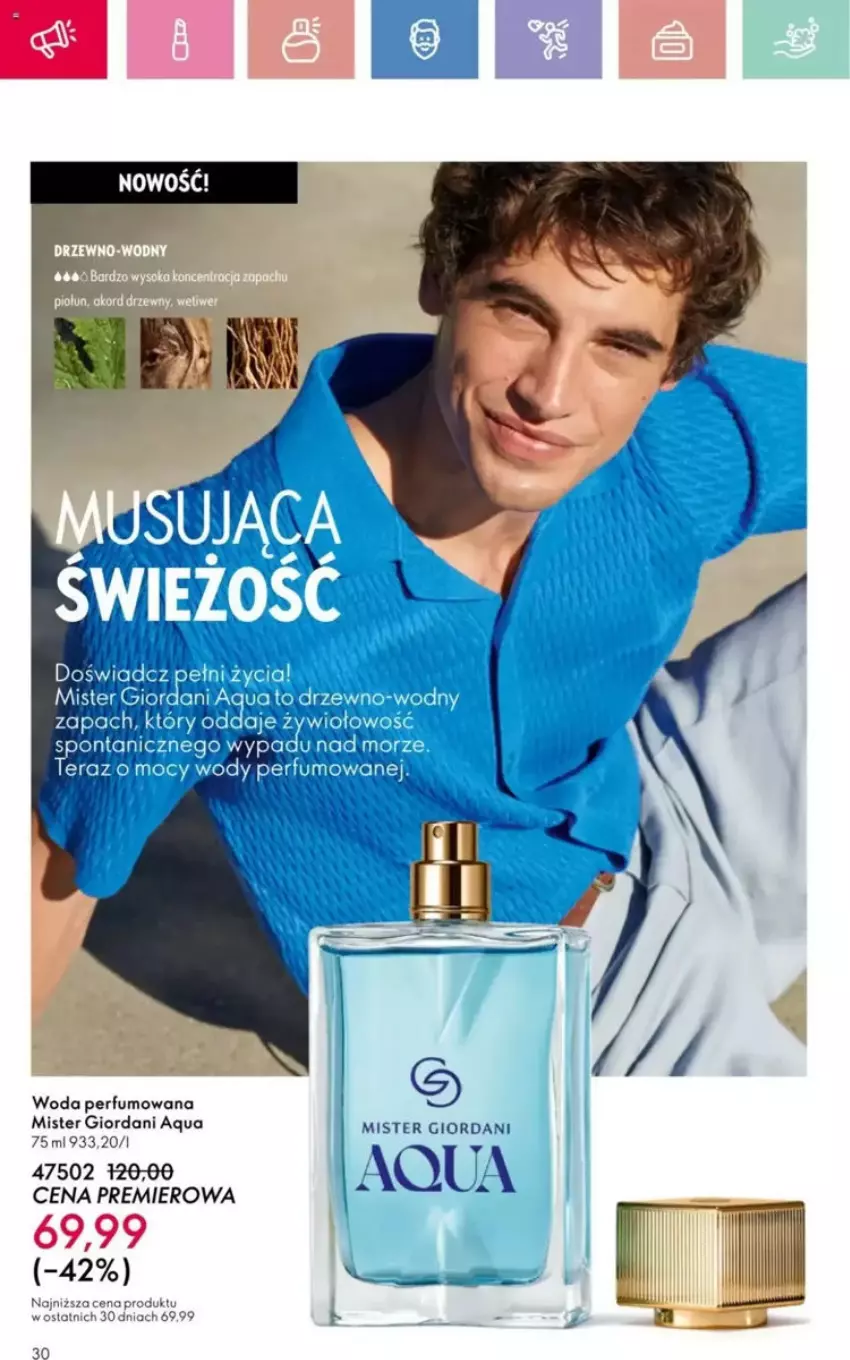 Gazetka promocyjna Oriflame - ważna 23.03 do 12.04.2025 - strona 73 - produkty: Mister Giordani, Perfum, Woda, Woda perfumowana