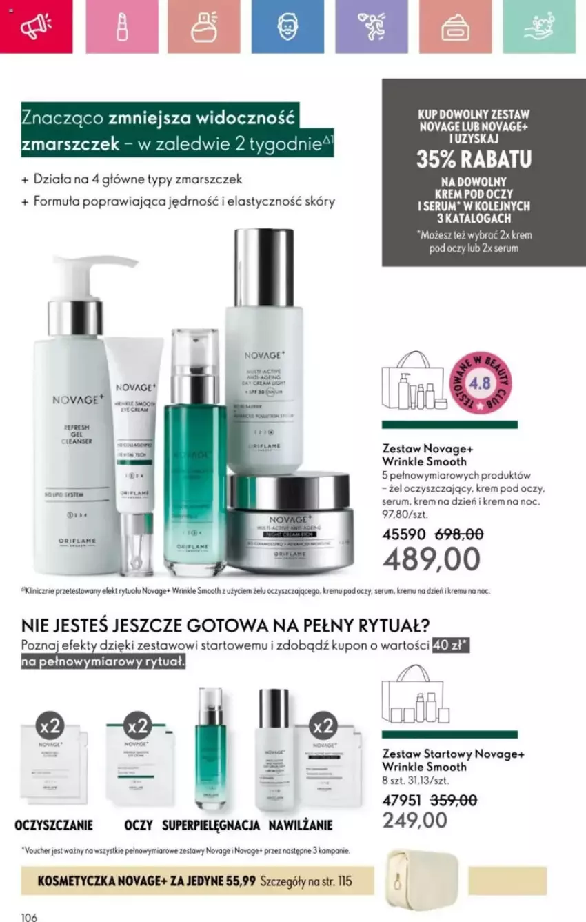 Gazetka promocyjna Oriflame - ważna 23.03 do 12.04.2025 - strona 9 - produkty: Fa, Krem na dzień, Krem na noc, Krem pod oczy, Mars, NovAge, Olej, Rum, Ser, Serum