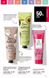 Gazetka promocyjna Oriflame - Gazetka - ważna od 12.04 do 12.04.2025 - strona 41 - produkty: Piwo, Krem do rąk, Olej kokosowy, Oriflame, Avocado, Olej, Kokos, Love Nature