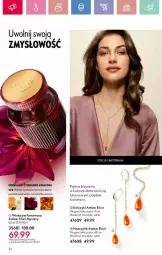 Gazetka promocyjna Oriflame - Gazetka - ważna od 12.04 do 12.04.2025 - strona 75 - produkty: Woda perfumowana, Sok, Bursztyn, Perfum, Naszyjnik, Kolczyki, Woda