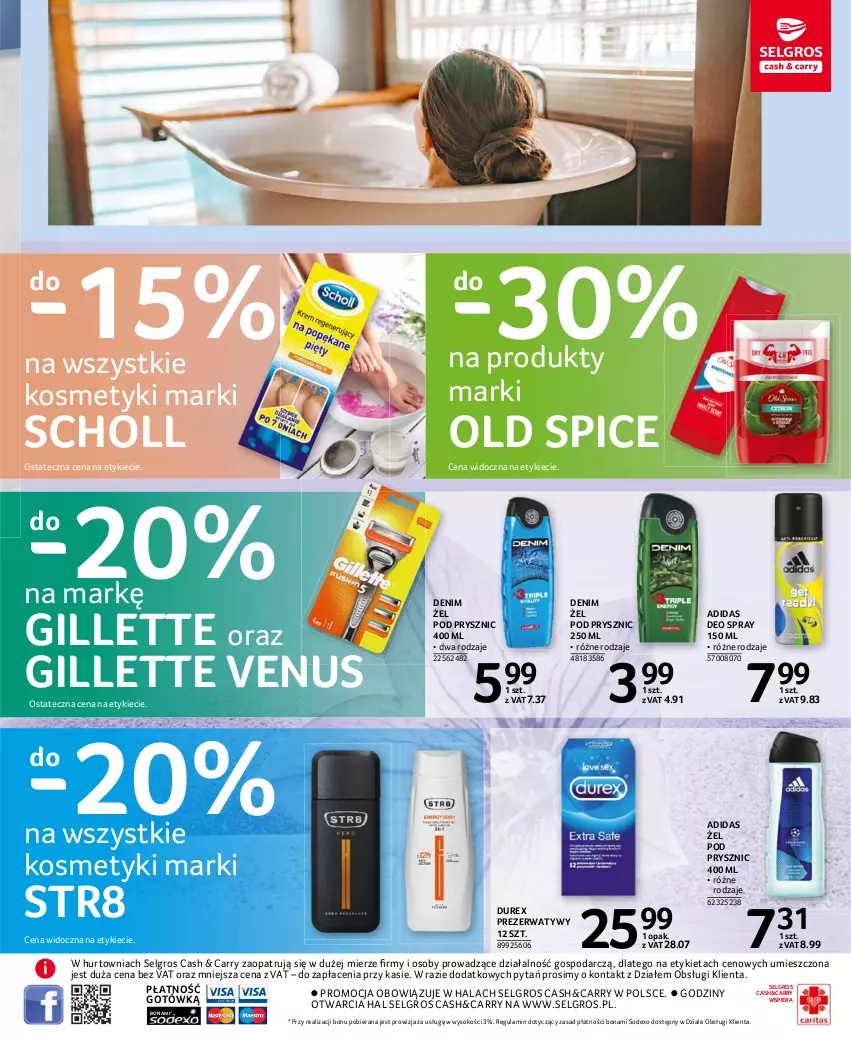 Gazetka promocyjna Selgros - Katalog Uroda - ważna 30.09 do 13.10.2021 - strona 7 - produkty: Adidas, Durex, Gillette, Gillette Venus, LG, Old Spice, Prezerwatyw, Scholl, Sok, Str8, Venus