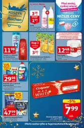 Gazetka promocyjna Auchan - Gazetka Magia Wigilijnego Stołu Auchan Supermarket - Gazetka - ważna od 24.12 do 24.12.2022 - strona 11 - produkty: Piwa, Piwo, Sok pomarańczowy, Elseve, Sok, Gra, Finish, Tablet, Proszek do prania, Persil, Tyskie, Tonik, Tymbark, Odżywka, Zmywarki, Tabletki do zmywarki