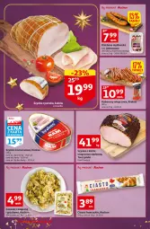 Gazetka promocyjna Auchan - Gazetka Magia Wigilijnego Stołu Auchan Supermarket - Gazetka - ważna od 24.12 do 24.12.2022 - strona 4 - produkty: Ciasto francuskie, Krakus, Ser, Szynka konserwowa, Szynka, Tarczyński, Kapustą, Kabanos, Kiełbasa
