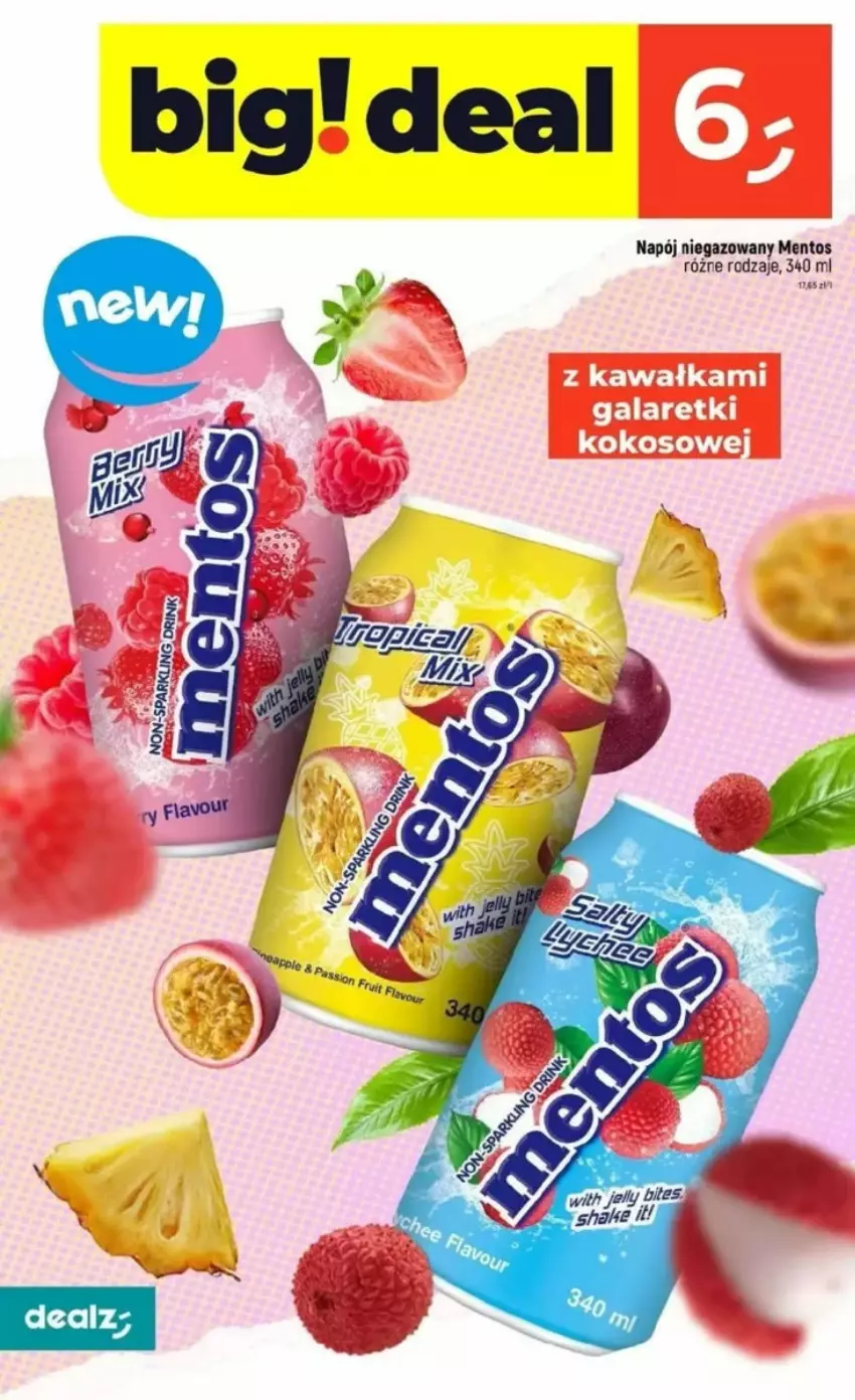 Gazetka promocyjna Dealz - ważna 10.04 do 16.04.2025 - strona 21 - produkty: Mentos, Napój, Napój niegazowany