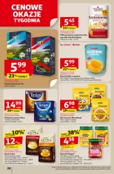 Gazetka promocyjna Auchan - Odlotowe ceny na start szkoły Hipermarket - Gazetka - ważna od 10.09 do 10.09.2025 - strona 28 - produkty: Gra, Ba!, Kawa, Herbata czarna, Dżem, Polskie Młyny, Tetley, Mąka, Brzoskwinie, Mąka pszenna, Herbata, Granola, Herbapol, Bakalland