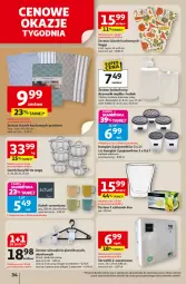 Gazetka promocyjna Auchan - Odlotowe ceny na start szkoły Hipermarket - Gazetka - ważna od 10.09 do 10.09.2025 - strona 33 - produkty: Ser, Wieszak, Serwetki, Pojemnik, Zestaw łazienkowy, Kubek, Dozownik, Dozownik mydła, Baryłki