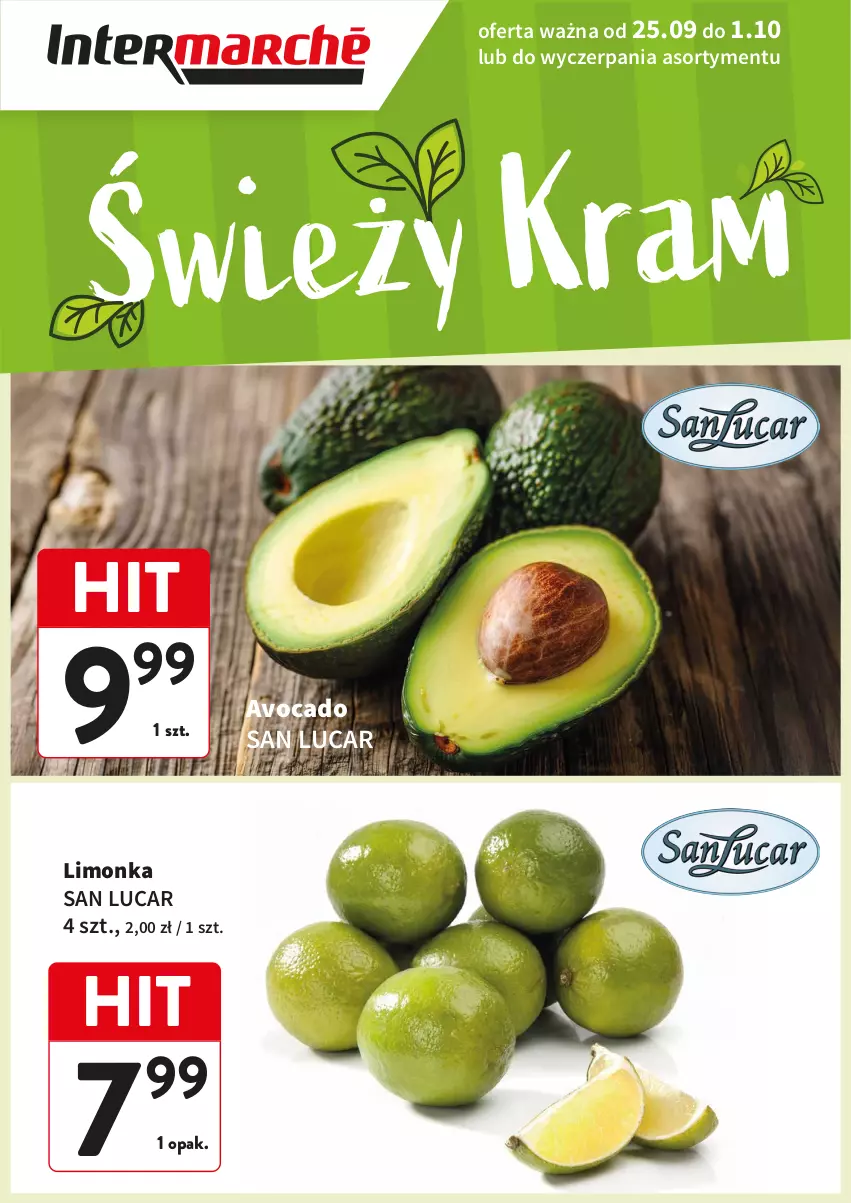 Gazetka promocyjna Intermarche - Świeży Hit - ważna 25.09 do 01.10.2025 - strona 2 - produkty: Avocado, Limonka