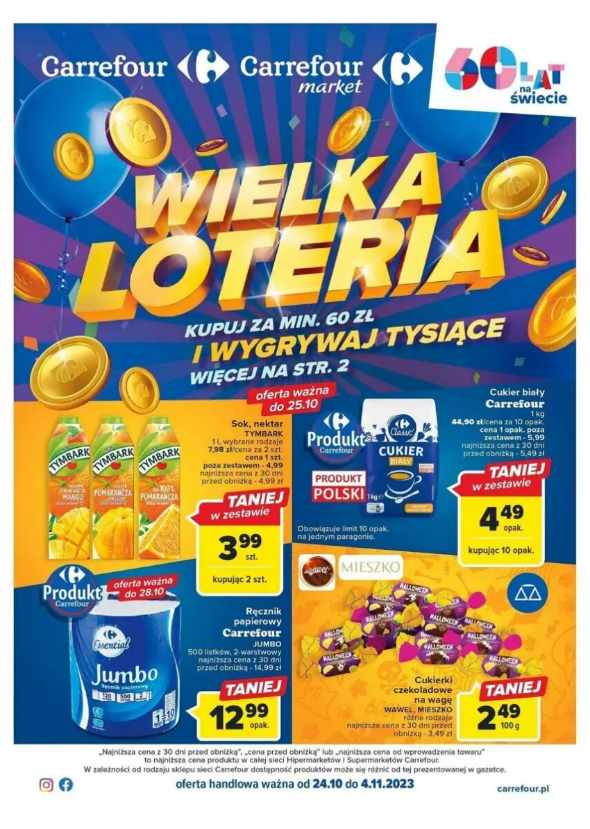 Gazetka promocyjna Carrefour - ważna 24.10 do 04.11.2023 - strona 1