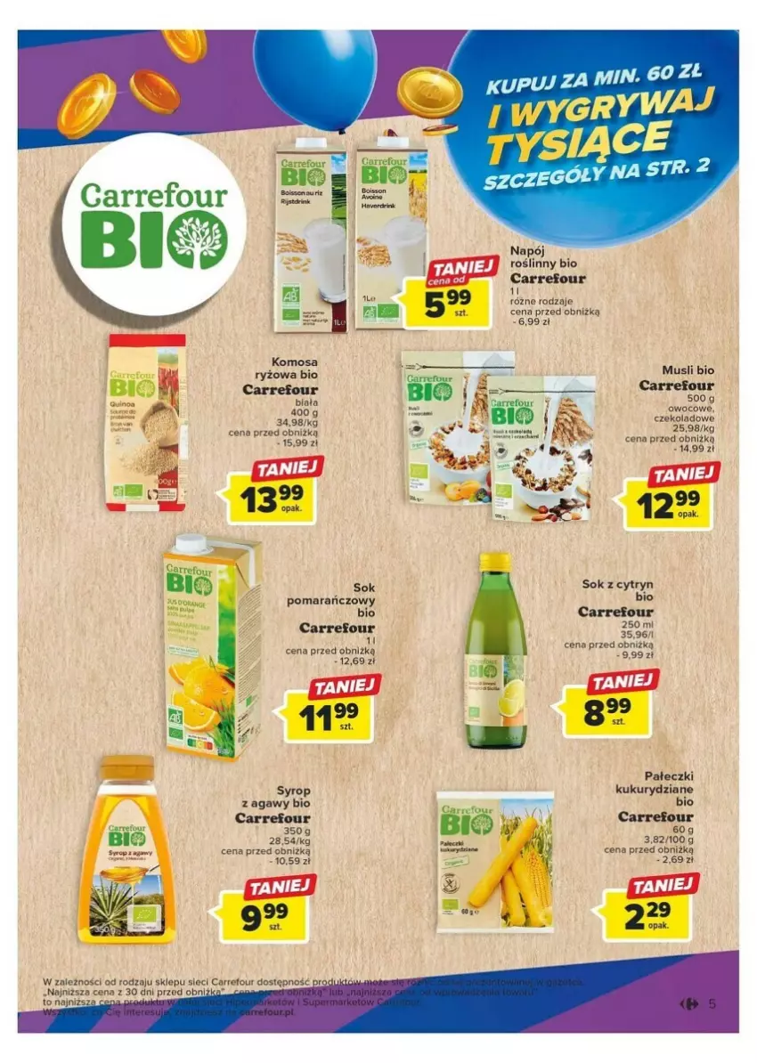 Gazetka promocyjna Carrefour - ważna 24.10 do 04.11.2023 - strona 39 - produkty: Fa, Mus, Ryż, Sok