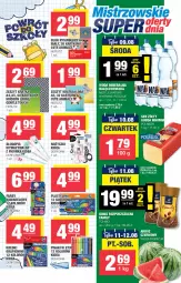 Gazetka promocyjna Spar - Spar - Gazetka - ważna od 09.08 do 09.08.2023 - strona 7 - produkty: Tchibo, Nałęczowianka, Kawa rozpuszczalna, Noż, Gra, Nożyczki, Długopis, Kawa, Plastelina, Woda mineralna, POLMLEK, Arbuz, Woda