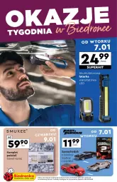 Gazetka promocyjna Biedronka - Okazje - Gazetka - ważna od 18.01 do 18.01.2025 - strona 1 - produkty: Pościel, Kret, Tarka, Latarka, Akumulator