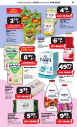 Gazetka promocyjna Netto - Artykuły spożywcze - Gazetka - ważna od 03.06 do 03.06.2023 - strona 21 - produkty: Płyn do kąpieli, HiPP, Sok, Ser, Ryż, Mus, BoboVita, Serek, Chusteczki, Dzieci, Kubuś, Deser, Nestlé, Mleko, Hipp Bio