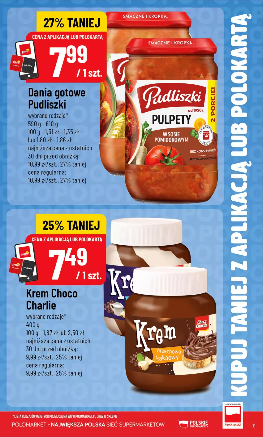 Gazetka promocyjna PoloMarket - Katalog Kupuj taniej z POLOappką - ważna 05.08 do 11.08.2026 - strona 11 - produkty: Dania gotowe, Lody, Por, Pudliszki, Tera