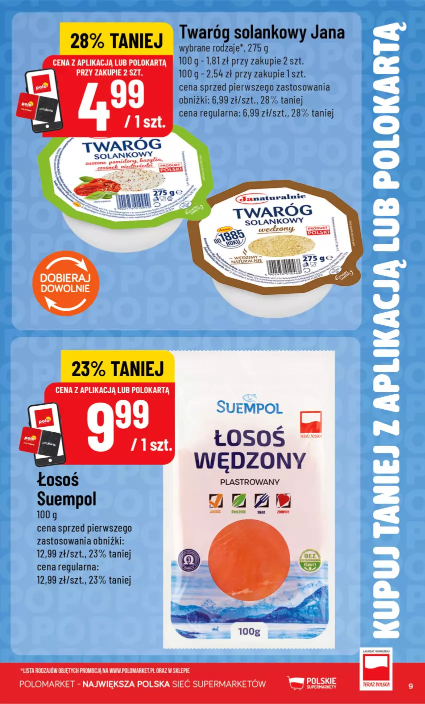 Gazetka promocyjna PoloMarket - Katalog Kupuj taniej z POLOappką - ważna 05.08 do 11.08.2026 - strona 9 - produkty: Solan, Suempol, Twaróg