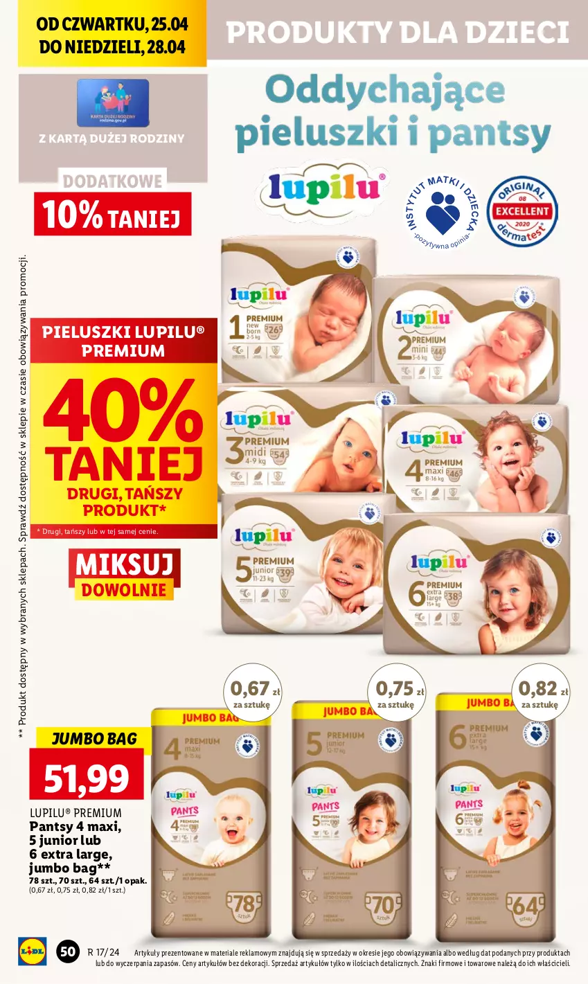 Gazetka promocyjna Lidl - GAZETKA - ważna 25.04 do 28.04.2024 - strona 54 - produkty: Dzieci, O Bag