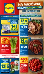 Gazetka promocyjna Lidl - GAZETKA - Gazetka - ważna od 28.04 do 28.04.2024 - strona 1 - produkty: Piwa, Gra, Finish, Karkówka wieprzowa, PIKOK, Zmywarki, Kiełbasa, Pomidory, Kiełbasa śląska