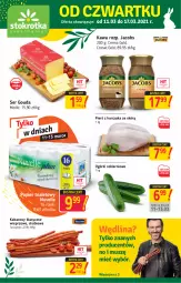 Gazetka promocyjna Stokrotka - Supermarket - Gazetka - ważna od 17.03 do 17.03.2021 - strona 1 - produkty: Kurczak, Ser, Gin, Papier, Kawa, Papier toaletowy, Tarczyński, Kabanos, Gouda, Jacobs, HP