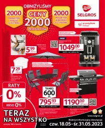 Gazetka promocyjna Selgros - Oferta przemysłowa - Gazetka - ważna od 31.05 do 31.05.2023 - strona 1 - produkty: Top, Por, Papier, Stolik, Kawa, Rajstopy, Tera, Tran, Gatta, Grill, Grill gazowy, LG, Fa