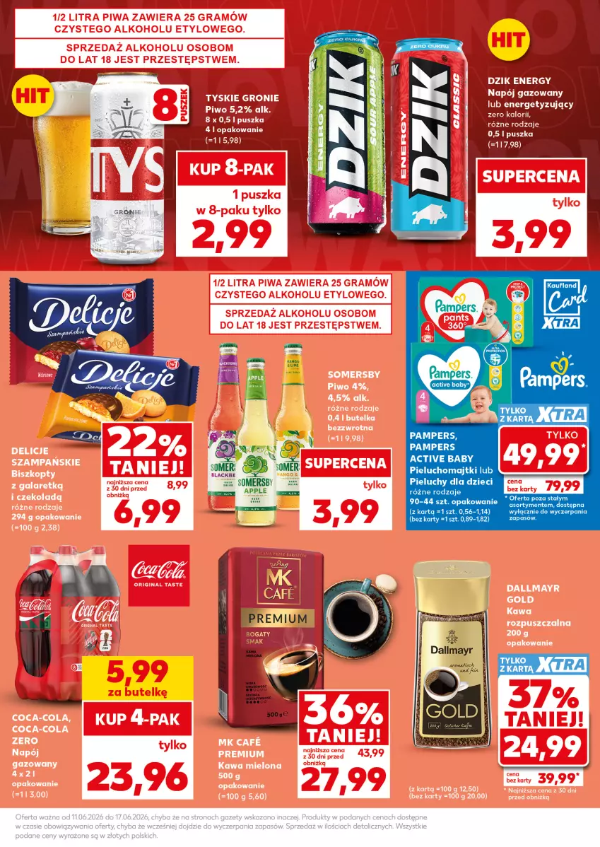 Gazetka promocyjna Kaufland - Mocny Start - ważna 15.06 do 17.06.2026 - strona 11 - produkty: Dzieci, Napój, Napój gazowany, Pampers, Pieluchy, Somersby