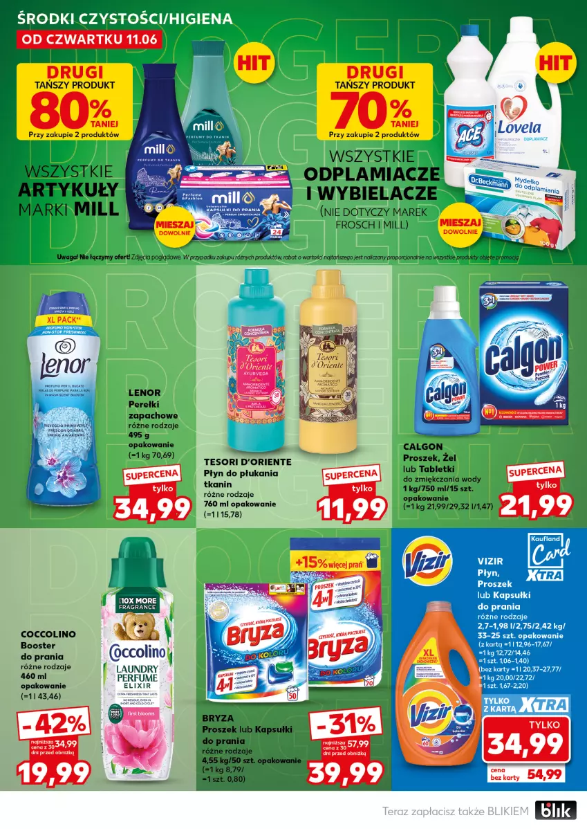Gazetka promocyjna Kaufland - Mocny Start - ważna 15.06 do 17.06.2026 - strona 24 - produkty: Booster, Calgon, Coccolino, Fa, Frosch, Lenor, LG, Odplamiacz, Perfum, Por, Waga
