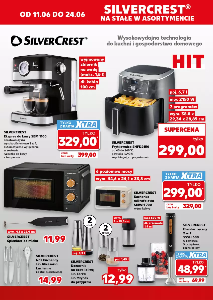 Gazetka promocyjna Kaufland - Mocny Start - ważna 15.06 do 17.06.2026 - strona 26 - produkty: Blender, Blender ręczny, Dozownik, Fa, Koc, Kuchenka mikrofalowa, Młynek, Ocet, Silvercrest, Sok, Tarka